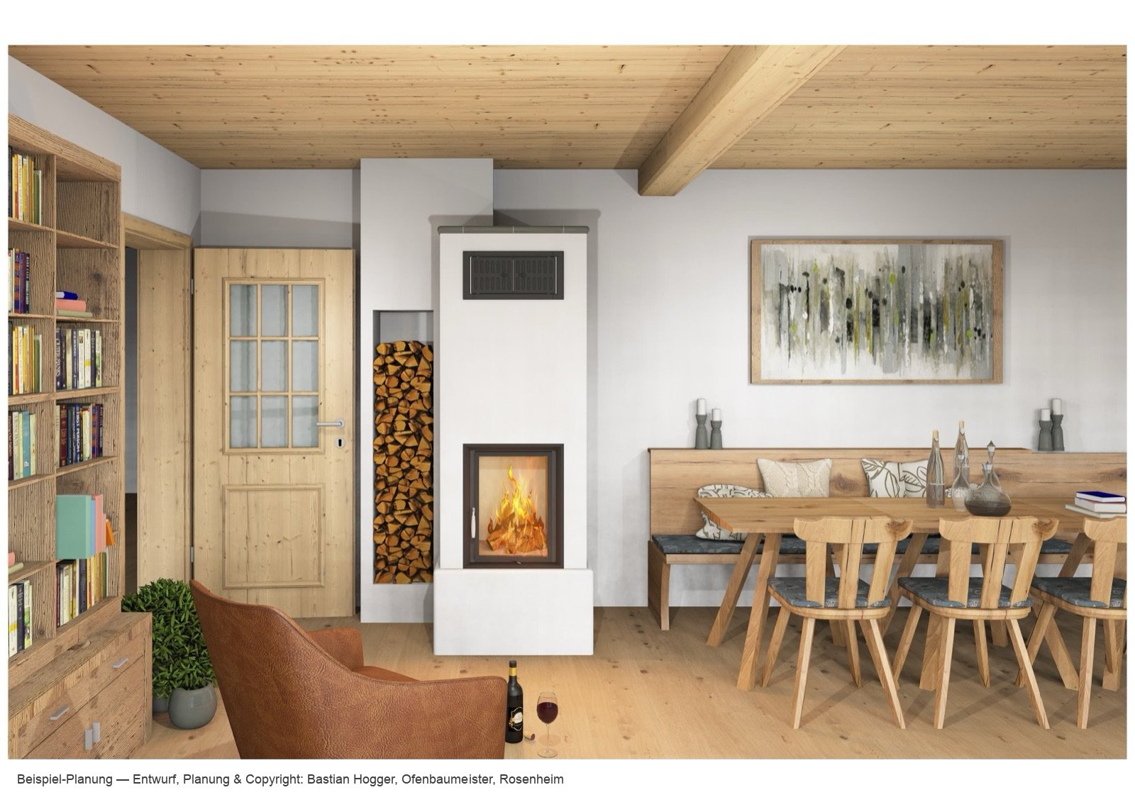Hogger-Planung Seite 1 — 3D-Visualisierung Wohnzimmer